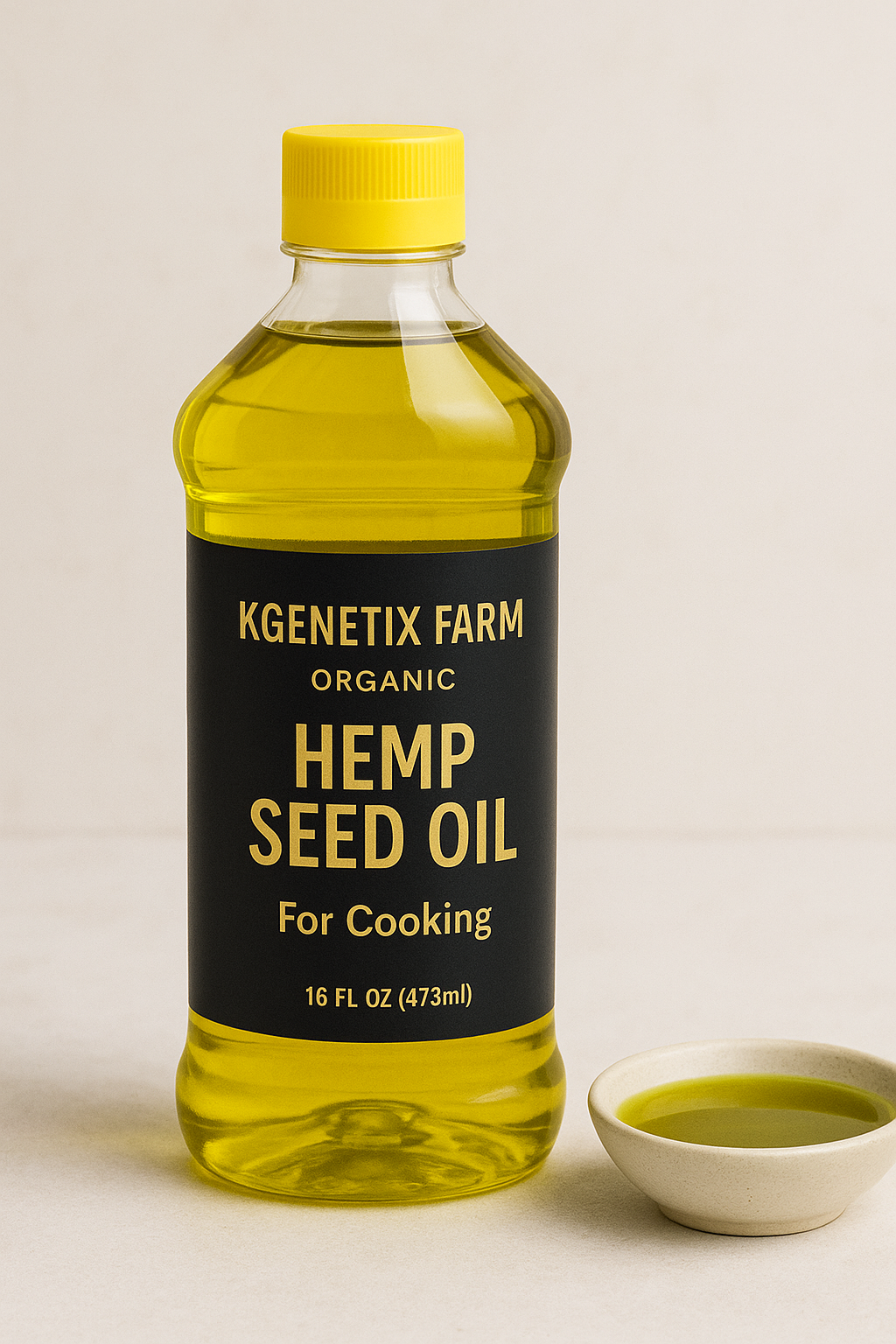 Kgenetix Farm Organic Hemp Seed Oil (16 fl oz)