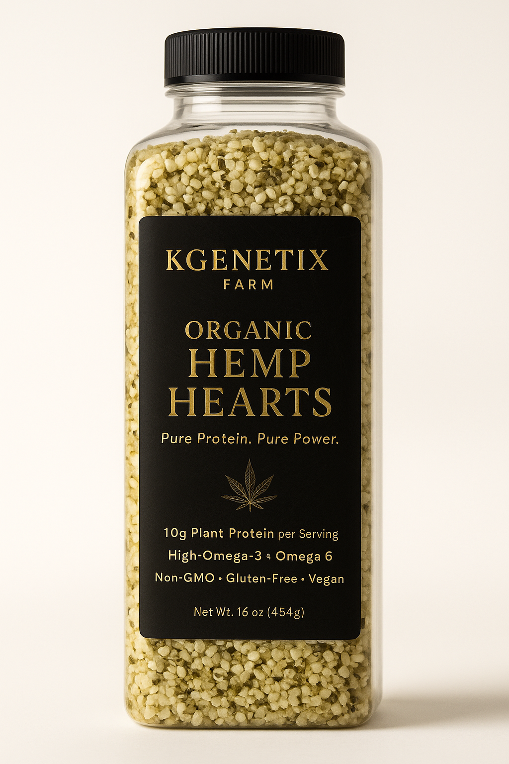 Kgenetix Farm Organic Hemp Hearts (16 oz)
